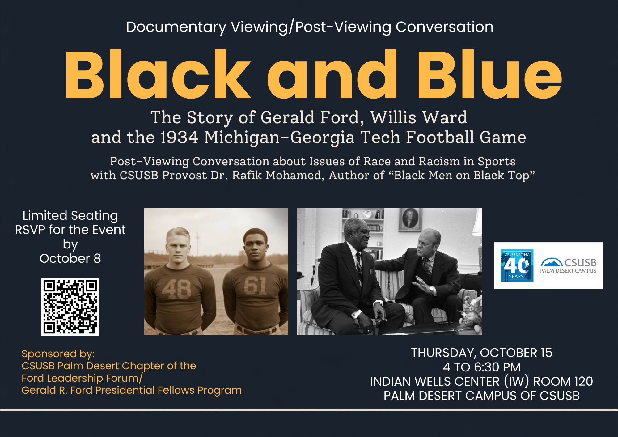 Black and Blue - Documentary Viewing on 2026-10-08 16:00:00