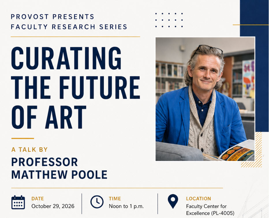 Curating the Future of Art - Professor Matthew Poole on 2026-10-28 12:00:00